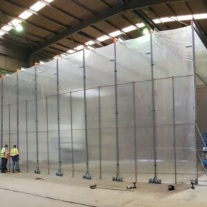 Mastre-Flex Open Front Retractable Spray Booths