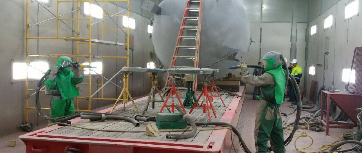 Industrial painting and blasting