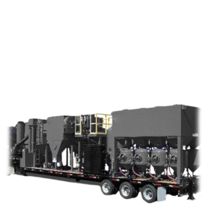 Portable Steel Grit Vacuum Recovery Trailer