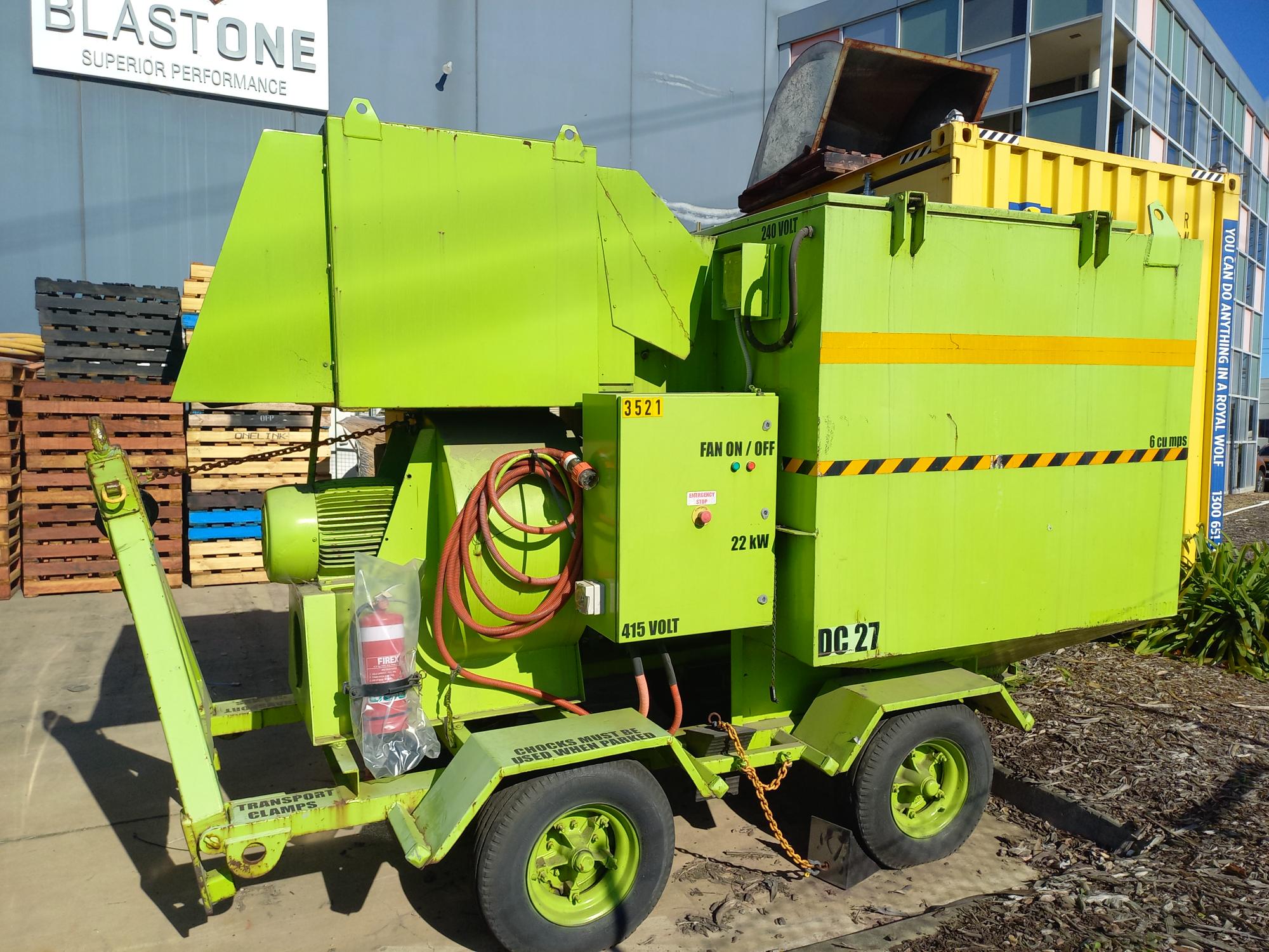 Ex-rental 12,000 CFM electric dust collector available in Sydney