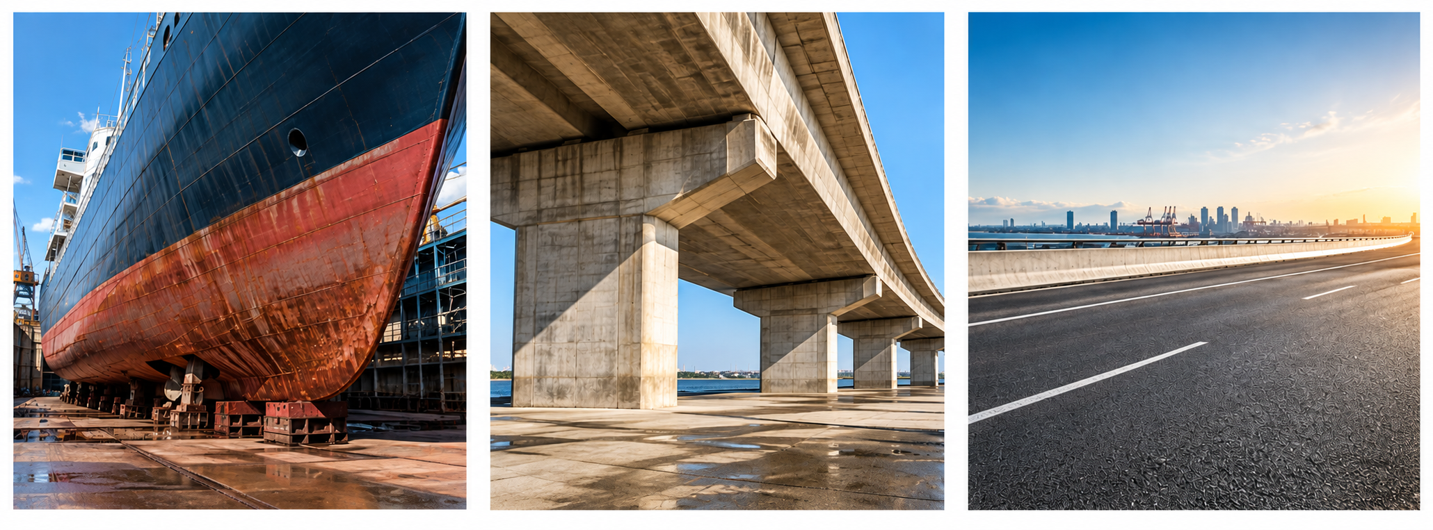 Industrial Infrastructure Triptych