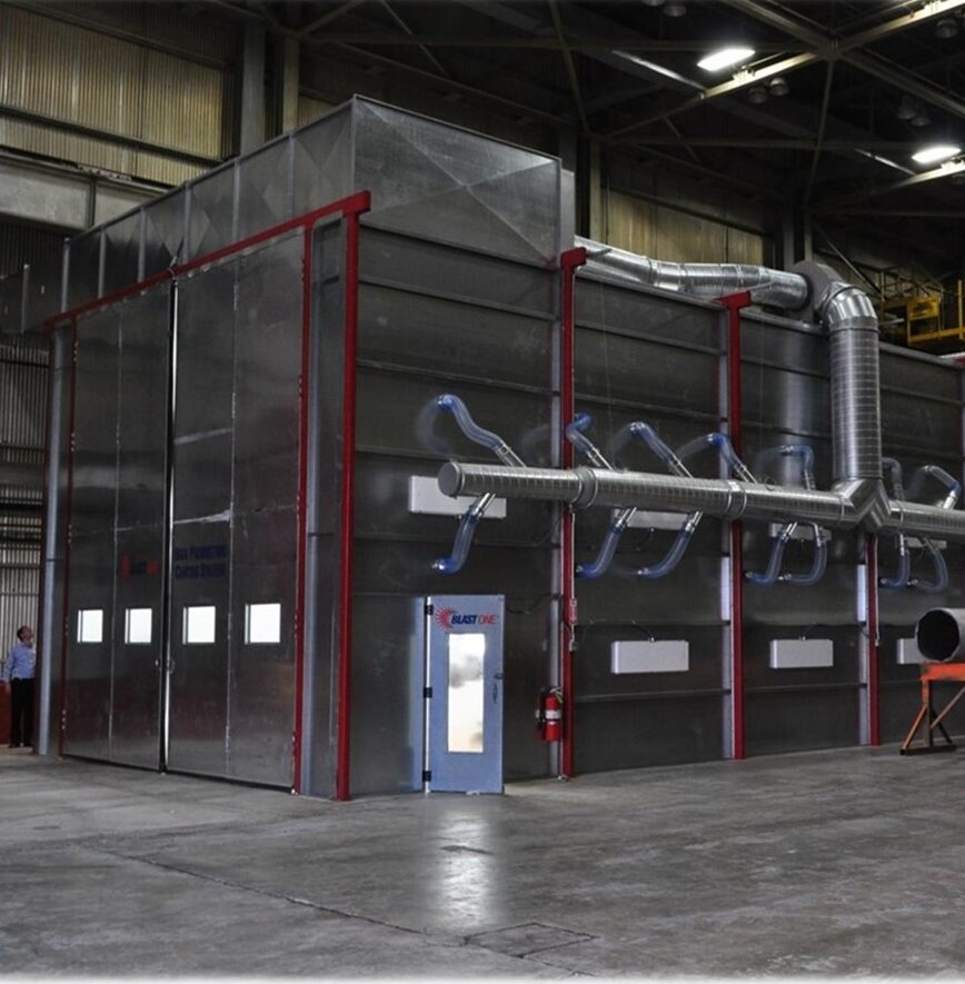 Large Machinery Spray Paint Booths » Blast Booths Spray Paint Booths