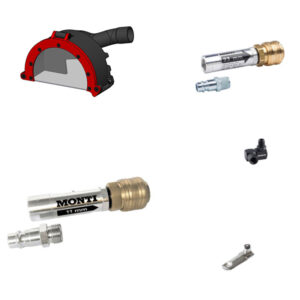 Pneumatic replacement parts for Bristle Blasters