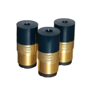Blast Nozzles, Short with Straight Bore. Brass Thread with Poly Jacket